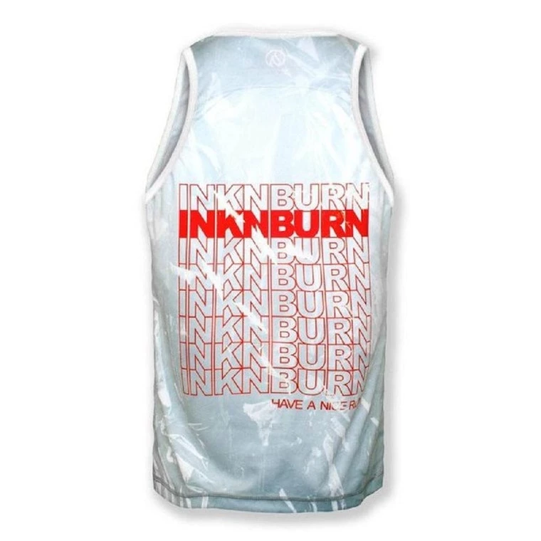 INKnBURN Men's Plastic Bag Singlet (S, M, L, 2XL) | Bike Tanks 4 INKnBURN Men's Plastic Bag Singlet (S, M, L, 2XL) | Bike Tanks - Image 2