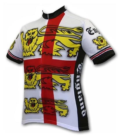 World Jerseys Men's England Cycling Jersey, England, White And Yellow, Small | Short Sleeve 4 World Jerseys Men's England Cycling Jersey, England, White And Yellow, Small | Short Sleeve - Image 2