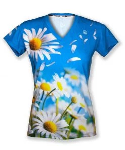 INKnBURN Women's Daisy V-Neck Shirt (2XL) | Short Sleeve