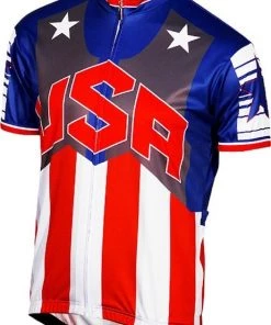 It's In My Heart Team USA Men's Road Cycling Jersey | Short Sleeve