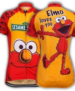Brainstorm Gear Sesame Street Women's Elmo Cycling Jersey | Short Sleeve -New Triathlete Store d0xPvBCVbgTy49tYHdI6mNUaY