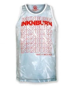 INKnBURN Men's Plastic Bag Singlet (S, M, L, 2XL) | Bike Tanks