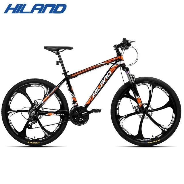 HILAND 26 Inch 21 Speed MTB Bicycle With Double Disc Brakes (6-Knife Wheels) | Full Suspension 5 HILAND 26 Inch 21 Speed MTB Bicycle With Double Disc Brakes (6-Knife Wheels) | Full Suspension - Image 3