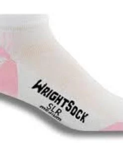 Wrightsock Velocity Lo Socks (White / Pink) 2019 | Ankle Socks