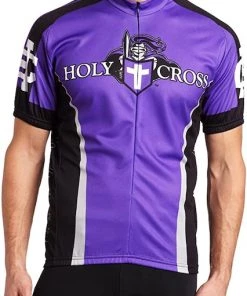 NCAA Men's Adrenaline Promotions Holy Cross Saints Cycling Jersey | Short Sleeve