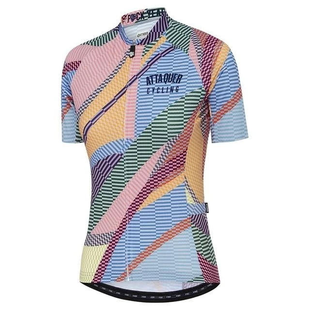 Attaquer Women's All Day Kaleidoscope TEAM Cycling Jersey | Short Sleeve 6 Attaquer Women's All Day Kaleidoscope TEAM Cycling Jersey | Short Sleeve - Image 4