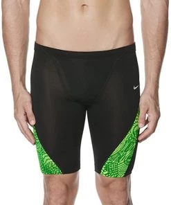 Nike Geo Alloy Poly Blend Performance Jammer - Court Green (Size 26) | Cycling Shorts