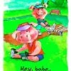 Far Gone Greetings Hamstring Stretch : Birthday Humor Card | Other -New Triathlete Store hjY9OQco34nI8Ey B0FgCfUmM