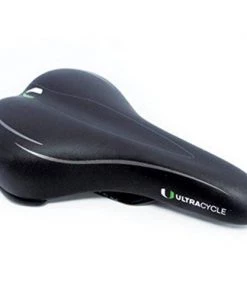 Ultracycle Junior Bicycle Saddle 250, Black 250 Mm X 155 Mm | Seats & Saddles