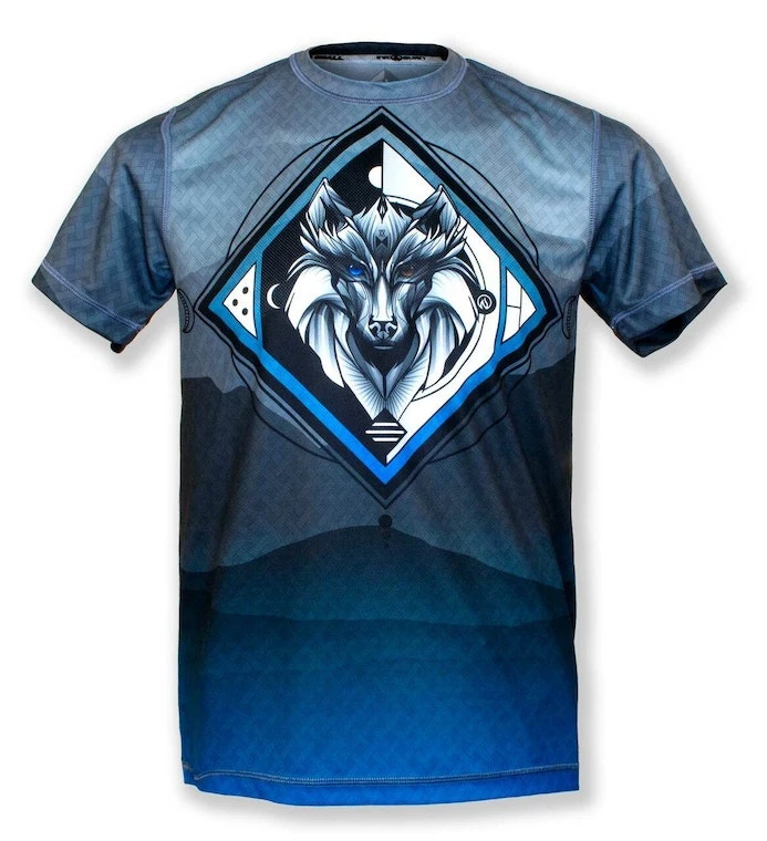 INKnBURN Men's Wolf Tech Shirt (S, M, L, XL, 2XL) | Short Sleeve 3 INKnBURN Men's Wolf Tech Shirt (S, M, L, XL, 2XL) | Short Sleeve