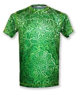 INKnBURN Men's Celtic Mandala Tech Shirt (M, L, XL) | Bike T-Shirts