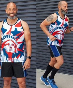INKnBURN Men's Liberty & Justice Singlet (2XL) 2019 | Sleeveless -New Triathlete Store pnMY1s8kBBxOp1AvbLvMjxpjk