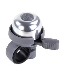 Serfas Aluminum-Multi Strike Handlebar Bell (Silver) | Bells & Horns