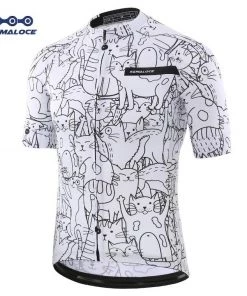 The Triathlete Store Cartoon Cat Men's Cycling Jersey | Short Sleeve