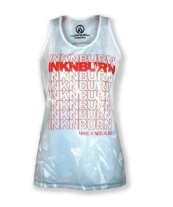 INKnBURN Women's Plastic Bag Singlet (M, L, XL) | Bike Tanks