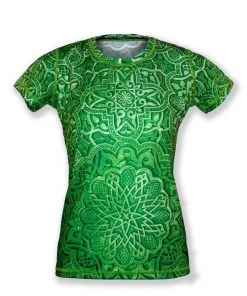 INKnBURN Women's Celtic Mandala Tech Shirt (XS, S) | Bike T-Shirts