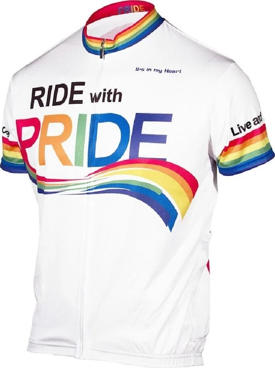 It's In My Heart Ride With Pride Women's Cycling Jersey | Short Sleeve 3 It's In My Heart Ride With Pride Women's Cycling Jersey | Short Sleeve