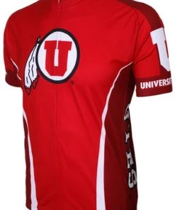 NCAA Men's Adrenaline Promotions Utah Runnin Utes Cycling Jersey | Short Sleeve