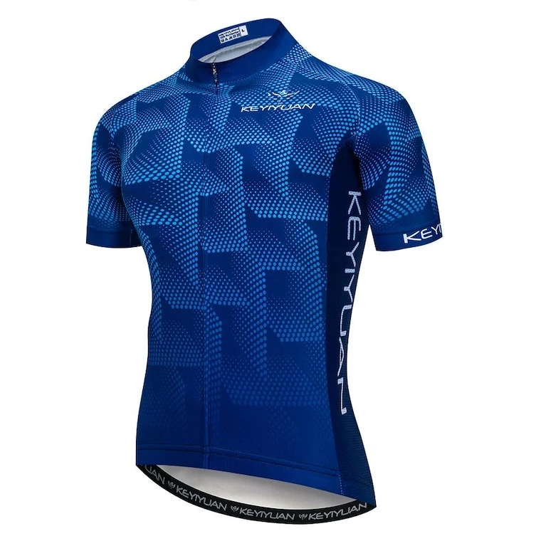Weeride Blue Illusions Men's Cycling Jersey | Short Sleeve 3 Weeride Blue Illusions Men's Cycling Jersey | Short Sleeve