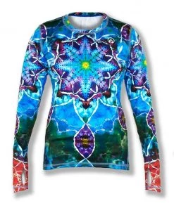 INKnBURN Women's Tie Dye Mandala Pullover With Thumbholes | Road