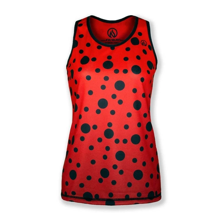 INKnBURN Women's Ladybug Singlet (M, L) | Sleeveless 3 INKnBURN Women's Ladybug Singlet (M, L) | Sleeveless