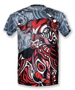 INKnBURN Men's Year Of The Ox Tech Shirt (S, M, L, XL, 2XL) | Bike T-Shirts