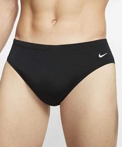 Nike Poly Core Solid Brief, Black (Size 26) | Cycling Shorts