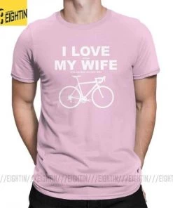The Triathlete Store I LOVE MY WIFE When MY WIFE Lets Me Buy Another Bike Men's T-Shirt | Bike T-Shirts -New Triathlete Store uCGJDcFit26nZDT6KQkf8gp14