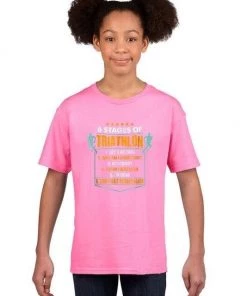 The Triathlete Store 6 Stages Of Triathlon Men's T-Shirt | Short Sleeve -New Triathlete Store v7U1 e2QYMlyG3h44fAF tLfQ