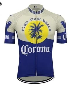 Corona Beer FIND YOUR BEACH Men's Cycling Jersey | Short Sleeve 5 Corona Beer FIND YOUR BEACH Men's Cycling Jersey | Short Sleeve -New Triathlete Store vqpwS7H6UKSJbUyWL7kdtJgOI