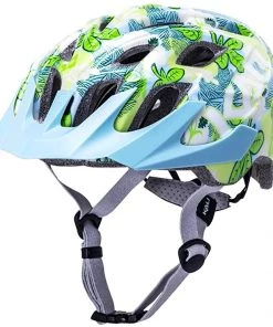Kali Protectives Unisex-Adult Open Face Chakra Youth Bike Helmet (Flora Gloss Blue, Universal) | Kids Helmets