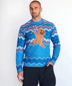 INKnBURN Men's Fast Cookie Long Sleeve Tech Shirt, Medium 2019 -New Triathlete Store xMKlOPEgOxlNcOU1NVt36d9bU