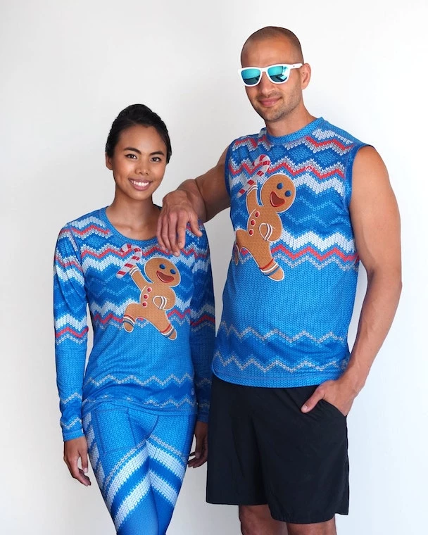 INKnBURN Men's Fast Cookie Sweater Vest Sleeve Tech Shirt (M, L, XL) | Sleeveless 4 INKnBURN Men's Fast Cookie Sweater Vest Sleeve Tech Shirt (M, L, XL) | Sleeveless - Image 2