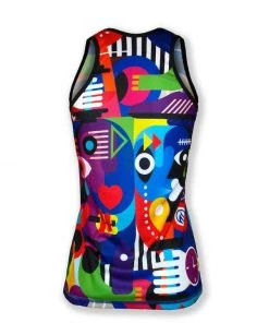 INKnBURN Women's Pablo Picasso Singlet (M) | Sleeveless -New Triathlete Store zpsX6UMWwy Zu ebhCH mUA8