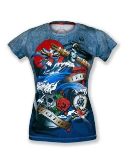 INKnBURN Women's Anchor Tech Shirt (XS, S) | Bike T-Shirts